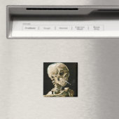 Van Gogh - Kopf eines Skeletts Magnet (In Situ (Geschirrspüler))