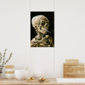 Van Gogh - Kopf eines Skeletts Poster (Küche)