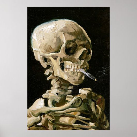 Van Gogh - Kopf eines Skeletts Poster (Vorne)