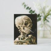 Van Gogh - Kopf eines Skeletts Postkarte (Stehend Vorderseite)