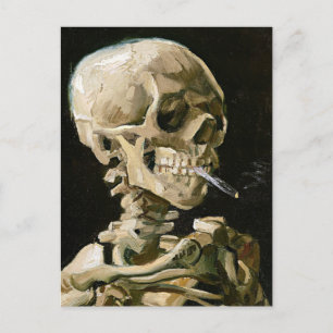 Van Gogh - Kopf eines Skeletts Postkarte
