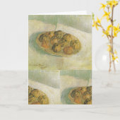 Van Gogh Korb mit Äpfeln - Klassisches Stilleben Karte (Gelbe Blume)