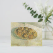 Van Gogh Korb mit Äpfeln - Klassisches Stilleben Postkarte (Stehend Vorderseite)