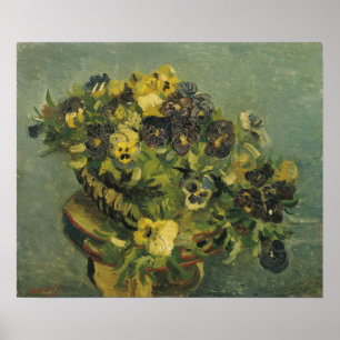 Van Gogh - Korb mit Veilchen Poster