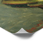 Van Gogh - Korb mit Violetten Poster (Ecke)