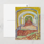 Van Gogh Korridor Asyl Malerei Postkarte (Vorne/Hinten)
