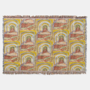 Van Gogh Korridor Asylum Gelb Impressionistische K Decke