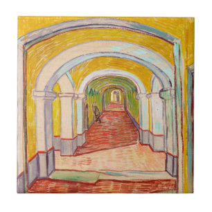Van Gogh Korridor Asylum Gelb Impressionistische K Fliese