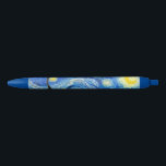 Van Gogh-Kugelschreiber mit nächtblauer/schwarzer  Kugelschreiber<br><div class="desc">Dieser traumhafte blaue / schwarze Tintenstift lasse Ihnen, sich in den wirbelnden blauen Pinselstrichen von Vincent van Gogh zu verlieren. Dieser elegante Impressionist strahlt Raffinesse und ewige Schönheit aus. Vincent Van Gogh, der berühmte holländische Impressionist, hat "The Starry Night" in Frankreich für freiwillige psychische Therapie geschaffen. Dieses Meisterwerk "The Starry...</div>