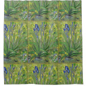 Van Gogh Kunst iris Acrylmalerei Duschvorhang (Vorderseite)