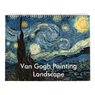 Van Gogh Kunst Landschaft feine Kunst Kalender