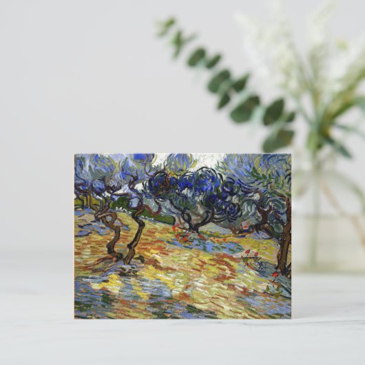 Van Gogh Kunstwerk, Der Garten von Gethsemane Postkarte (Stehend Vorderseite)