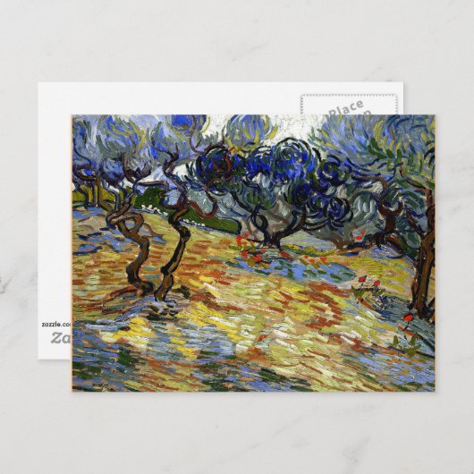 Van Gogh Kunstwerk, Der Garten von Gethsemane Postkarte (Vorne/Hinten)
