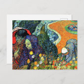 Van Gogh - Ladys of Arles, Postkarte (Vorne/Hinten)
