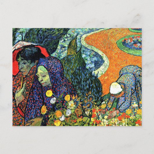 Van Gogh - Ladys of Arles, Postkarte (Vorderseite)