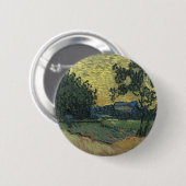 Van Gogh Landscape bei Twilight Button (Vorne & Hinten)