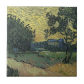 Van Gogh Landscape bei Twilight Fliese (Vorderseite)