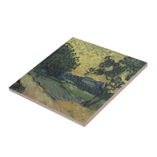 Van Gogh Landscape bei Twilight Fliese (Seite)
