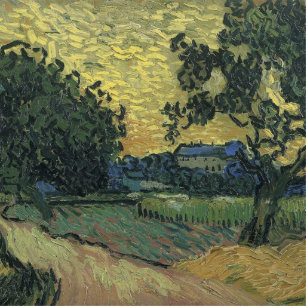 Van Gogh Landscape bei Twilight Freistehende Fotoskulptur