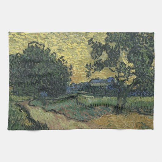 Van Gogh Landscape bei Twilight Handtuch (Horizontal)