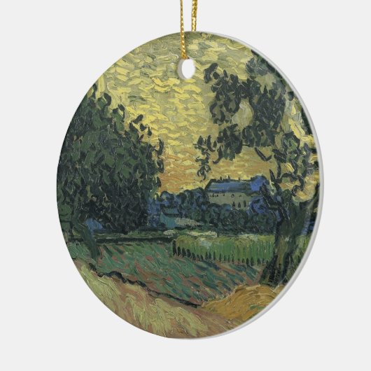Van Gogh Landscape bei Twilight Keramikornament (Links)