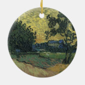 Van Gogh Landscape bei Twilight Keramikornament (Hinten)