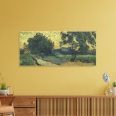 Van Gogh Landscape bei Twilight Leinwanddruck (Insitu (Wohnzimmer))