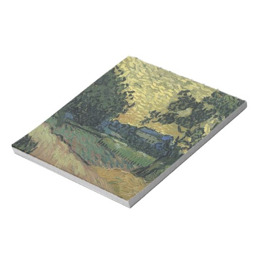 Van Gogh Landscape bei Twilight Notizblock (Rotiert)