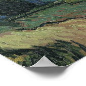 Van Gogh Landscape bei Twilight Poster (Ecke)