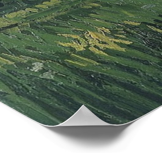 Van Gogh Landscape bei Twilight Poster (Ecke)