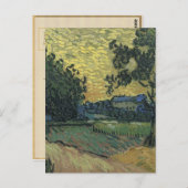 Van Gogh Landscape bei Twilight Postkarte (Vorne/Hinten)