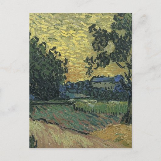 Van Gogh Landscape bei Twilight Postkarte (Vorderseite)