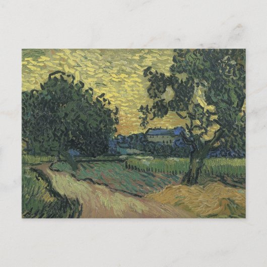 Van Gogh Landscape bei Twilight Postkarte (Vorderseite)