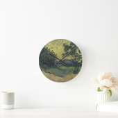 Van Gogh Landscape bei Twilight Runde Wanduhr (Zuhause)