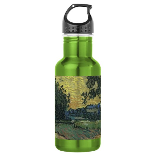 Van Gogh Landscape bei Twilight Trinkflasche (Vorderseite)