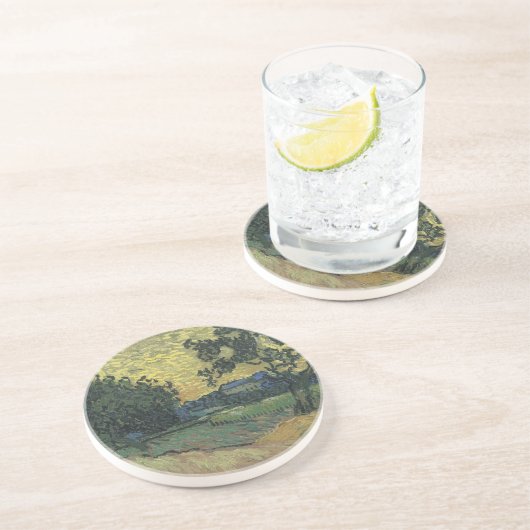 Van Gogh Landscape bei Twilight Untersetzer (Seite)