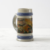 Van Gogh Landscape mit House und Plowman Bierglas (Vorderseite Links)