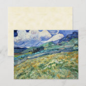 Van Gogh Landscape von Saint-Remy Postkarte (Vorne/Hinten)