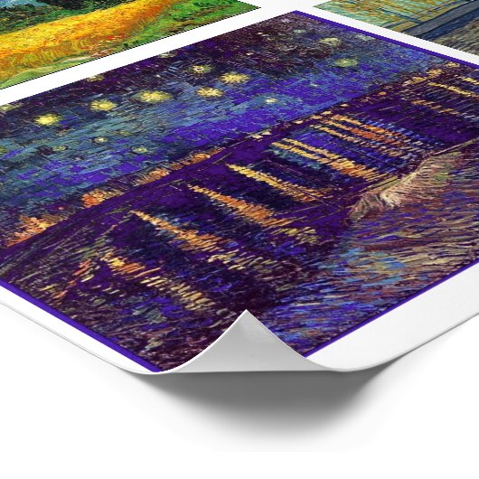 Van Gogh, Landscapes, Poster (Ecke)