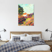 Van Gogh - Landschaft, berühmte Kunstmalerei Leinwanddruck (Insitu (Schlafzimmer))
