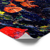 Van Gogh - Landschaft, berühmte Kunstmalerei Poster (Ecke)