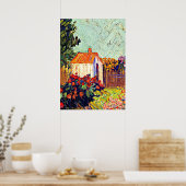 Van Gogh - Landschaft, berühmte Kunstmalerei Poster (Küche)