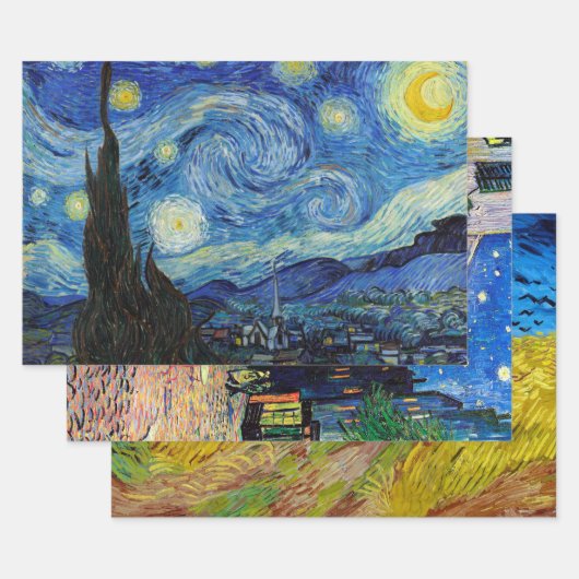 Van Gogh, Landschaft Geschenkpapier Set (Set)
