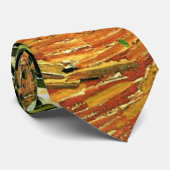 Van Gogh - Landschaft mit Bäumen und Figuren Krawatte (Gerollt)