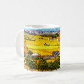 Van Gogh: Landschaft nahe Arles Kaffeetasse (Vorderseite Links)