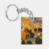 Van Gogh - Landschaftsbild-Plowman Schlüsselanhänger (Vorderseite links)