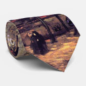 Van Gogh - Lane with Poplars Krawatte (Gerollt)