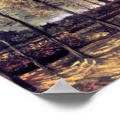 Van Gogh - Lane with Poplars Poster (Ecke)