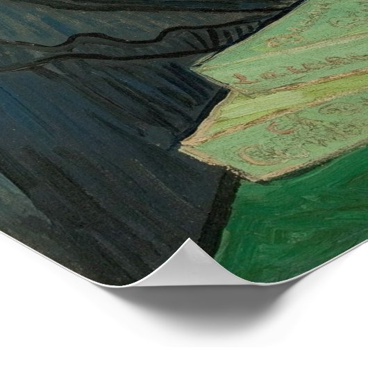 Van Gogh - L'Arlesienne (Madame Ginoux) 1890 Poster (Ecke)