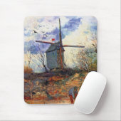 Van Gogh - Le Moulin De La Galette Windmill Mousepad (Mit Mouse)